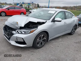 2022 Nissan Sentra SV with VIN 3N1AB8CV2NY295008, listed as a IAAI auction lot 40851544 with 60,991 mi miles and . Bid and sale history available at DreamBid. Image 17.