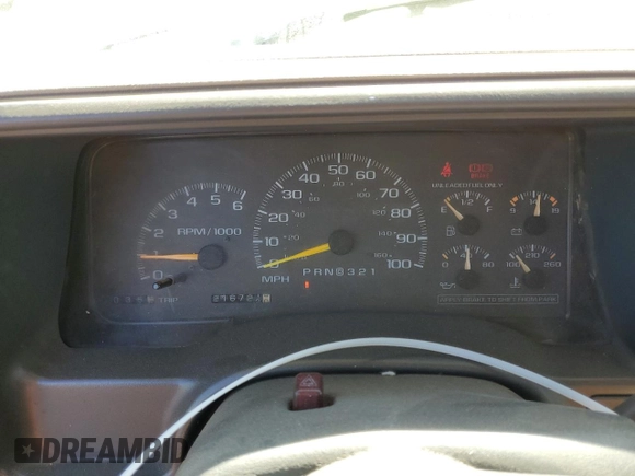 1997 Chevrolet Suburban with VIN 1GNEC16R4VJ418725, listed as a Copart auction lot 75766084 with 216,722 mi miles and Salvage Title. Bid and sale history available at carsss.com. Image 9.