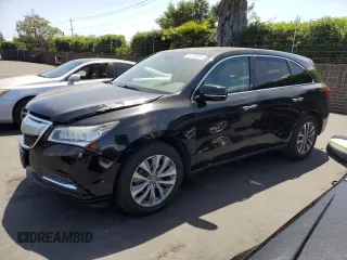2015 Acura MDX Technology z VIN 5FRYD4H44FB014238, wystawiony jako Copart lot #53738935 z przebiegiem 97 219 mil mil oraz Szkoda całkowita • Salvage title. Historia ofert i sprzedaży dostępna na DreamBid. Obrazek 1.