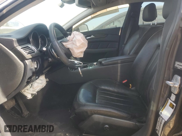 2015 Mercedes-Benz CLS 400 with VIN WDDLJ6HB8FA146478, listed as a Copart auction lot 48974385 with 123,916 mi miles and Salvage title. Bid and sale history available at DreamBid. Image 7.