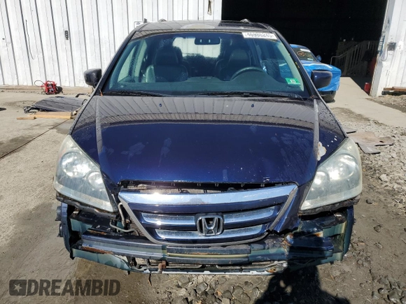2006 Honda Odyssey EX-L with VIN 5FNRL38686B012884, listed as a Copart auction lot 46986245 with 191,295 mi miles and Salvage Title. Bid and sale history available at carsss.com. Image 5.