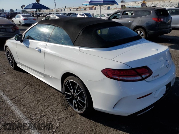 2020 Mercedes-Benz C 300 with VIN WDDWK8DB3LF959785, listed as a Copart auction lot 75055304 with 36,971 mi miles and Salvage Title. Bid and sale history available at DreamBid. Image 2.