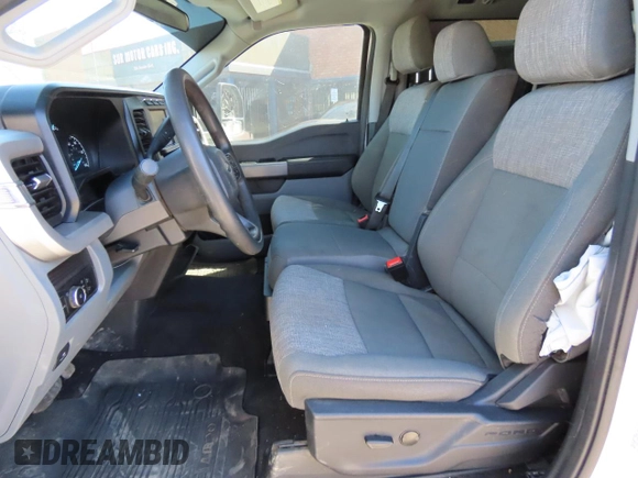 2024 Ford F-350 XL with VIN 1FT8W3DT5REC30446, listed as a Copart auction lot 47858355 with 23,261 mi miles and Salvage Title. Bid and sale history available at DreamBid. Image 9.