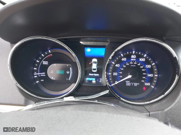 2015 Hyundai Sonata Hybrid Limited with VIN KMHEC4A44FA132151, listed as a IAAI auction lot 41497863 with 88,778 mi miles. Bid and sale history available at carsss.com. Image 7.