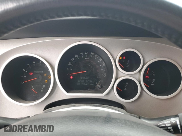 2007 Toyota Tundra Limited with VIN 5TFEV58117X032006, listed as a Copart auction lot 50069195 with 194,921 mi miles and Clean Title. Bid and sale history available at DreamBid. Image 9.