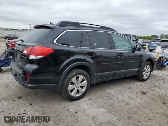 2011 Subaru Outback Limited Power Moon with VIN 4S4BREKC2B2388001, listed as a Copart auction lot 57643985 with 189,406 mi miles and Salvage title. Bid and sale history available at DreamBid. Image 3.