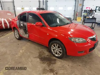 2008 Mazda 3 i Touring *Ltd Avail with VIN JM1BK12G681838719, listed as a IAAI auction lot 41802279 with 193,667 mi miles. Bid and sale history available at carsss.com. Image 1.