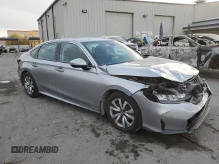 2025 Honda Civic Sedan LX with VIN 2HGFE2F27SH520650, listed as a Copart auction lot 87479244 with 8,805 mi miles and Salvage Title. Bid and sale history available at carsss.com. Image 4.