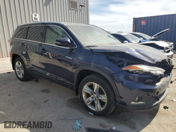 2015 Toyota Highlander Limited z VIN 5TDDCRFH2FS007502, wystawiony jako Copart lot #55460785 z przebiegiem 121 805 mil mil oraz Czysty tytuł • Clean title. Historia ofert i sprzedaży dostępna na DreamBid. Obrazek 4.
