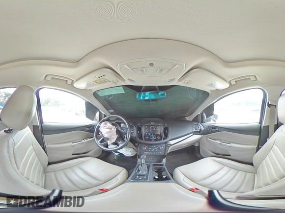 2017 Ford Escape Titanium with VIN 1FMCU0J95HUB96659, listed as a Copart auction lot 54053775 with 69,744 mi miles and Salvage Title. Bid and sale history available at DreamBid. Image 14.