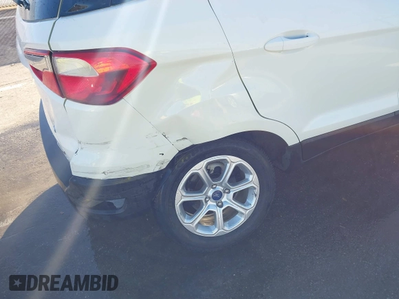 2019 Ford EcoSport SE with VIN MAJ3S2GE2KC252246, listed as a IAAI auction lot 40871864 with 54,329 mi miles and . Bid and sale history available at DreamBid. Image 6.