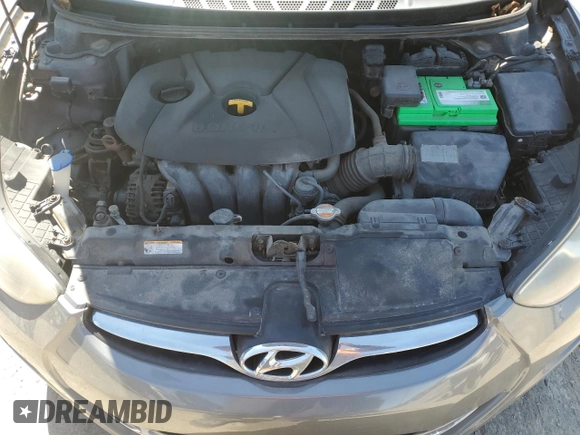 2013 Hyundai Elantra Limited z VIN 5NPDH4AE2DH160627, wystawiony jako Copart lot #52941655 z przebiegiem 133 048 mil mil oraz Nie do naprawy • Non repairable. Historia ofert i sprzedaży dostępna na DreamBid. Obrazek 11.