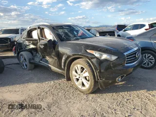 2012 Infiniti FX35 with VIN JN8AS1MU9CM121788, listed as a Copart auction lot 72579514 with 0 mi miles and Clean Title. Bid and sale history available at carsss.com. Image 4.