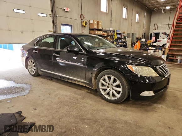 2009 Lexus LS 460 z VIN JTHCL46F995003646, wystawiony jako Copart lot #58936785 z przebiegiem 208 746 mil mil oraz Szkoda całkowita • Salvage title. Historia ofert i sprzedaży dostępna na DreamBid. Obrazek 4.