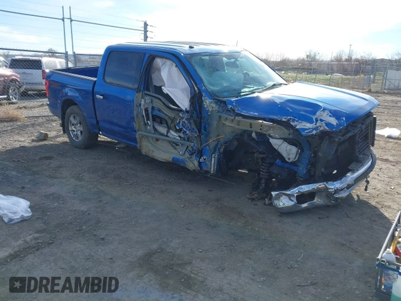 2016 Ford F-150 XLT with VIN 1FTEW1EF0GKE24784, listed as a IAAI auction lot 41866158 with 87,646 mi miles and . Bid and sale history available at DreamBid. Image 1.