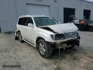 2007 Lexus LX 470 with VIN JTJHT00W774029347, listed as a Copart auction lot 72040134 with 164,386 mi miles and Salvage Title. Bid and sale history available at carsss.com. Image 12.