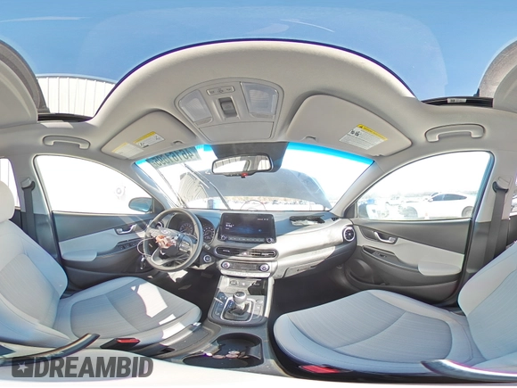 2023 Hyundai Kona SEL with VIN KM8K32ABXPU974059, listed as a Copart auction lot 46161695 with 29,762 mi miles and Salvage Title. Bid and sale history available at DreamBid. Image 16.