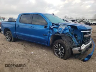 2022 Chevrolet Silverado 1500 LT with VIN 3GCPACED5NG594130, listed as a Copart auction lot 43987345 with 62,367 mi miles and Salvage Title. Bid and sale history available at carsss.com. Image 4.