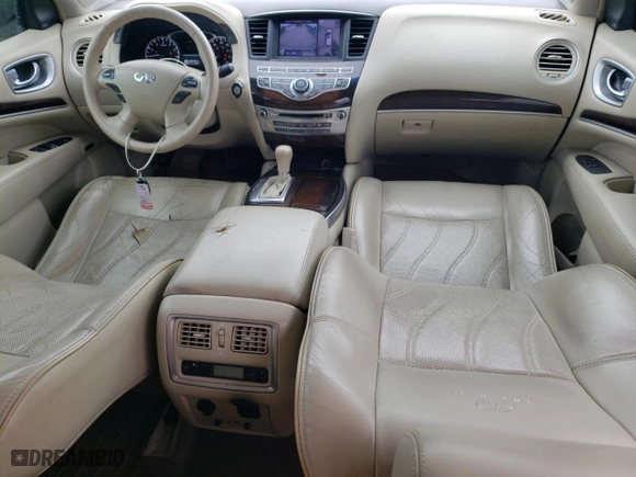 2013 Infiniti JX35 with VIN 5N1AL0MN6DC317119, listed as a Copart auction lot 74642424 with 155,396 mi miles and Salvage Title. Bid and sale history available at carsss.com. Image 8.