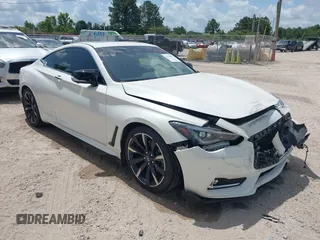 2022 Infiniti Q60 Luxe with VIN JN1EV7KK3NM600657, listed as a IAAI auction lot 42446450 with 14,846 mi miles and . Bid and sale history available at DreamBid. Image 1.
