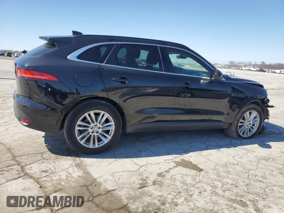 2019 Jaguar F-Pace 25t Prestige z VIN SADCK2GX9KA368541, wystawiony jako Copart lot #48985875 z przebiegiem 54 338 mil mil oraz Szkoda całkowita • Salvage title. Historia ofert i sprzedaży dostępna na DreamBid. Obrazek 3.