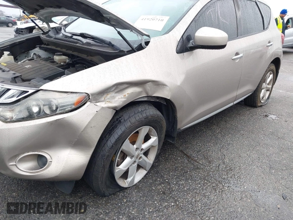 2009 Nissan Murano S with VIN JN8AZ18W99W118667, listed as a IAAI auction lot 41920710 with 169,618 mi miles. Bid and sale history available at carsss.com. Image 6.