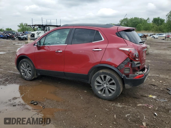 2017 Buick Encore Preferred with VIN KL4CJASB0HB006731, listed as a Copart auction lot 58355885 with 82,210 mi miles and Salvage title. Bid and sale history available at DreamBid. Image 2.