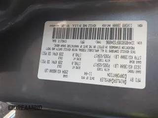 2005 Dodge Durango Limited с VIN 1D4HB58D95F534896, выставлен на аукционе IAAI как лот 41993241 с пробегом 245 471 миль миль и . История ставок и продаж доступна на DreamBid. Изображение 9.