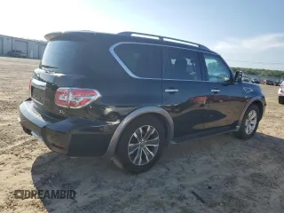 2017 Nissan Armada SV with VIN JN8AY2NDXH9004024, listed as a Copart auction lot 55520594 with 148,722 mi miles and Clean Title. Bid and sale history available at carsss.com. Image 3.