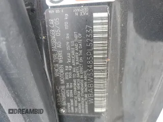 2005 BMW 3 Series 330Ci z VIN WBABW53485PL52337, wystawiony jako Copart lot #51314645 z przebiegiem Nie podano mil oraz Szkoda całkowita • Salvage title. Historia ofert i sprzedaży dostępna na DreamBid. Obrazek 14.