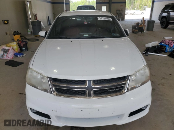 2011 Dodge Avenger Heat with VIN 1B3BD1FG4BN551983, listed as a Copart auction lot 54163405 with 111,996 mi miles and Salvage Title. Bid and sale history available at DreamBid. Image 5.