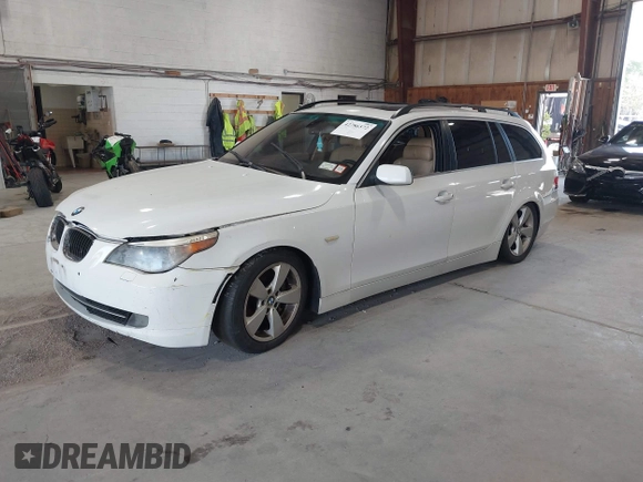2007 BMW 5 Series 530xi with VIN WBANN73507CN03752, listed as a IAAI auction lot 42786572 with 250,683 mi miles and . Bid and sale history available at DreamBid. Image 2.