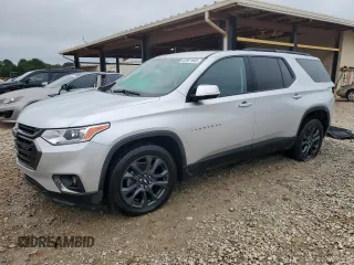 2020 Chevrolet Traverse RS with VIN 1GNERJKWXLJ274198, listed as a Copart auction lot 62921845 with 183,043 mi miles and Salvage title. Bid and sale history available at DreamBid. Image 1.