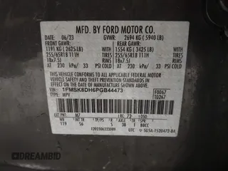 2023 Ford Explorer XLT with VIN 1FMSK8DH6PGB44473, listed as a IAAI auction lot 42217758 with 31,978 mi miles and . Bid and sale history available at carsss.com. Image 9.
