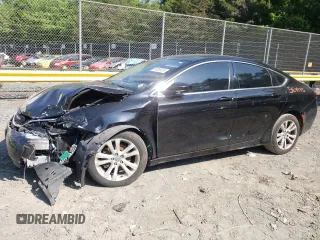 2015 Chrysler 200 Limited with VIN 1C3CCCAB3FN504967, listed as a Copart auction lot 56356125 with 153,067 mi miles and Salvage title. Bid and sale history available at DreamBid. Image 1.