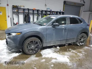 2024 Mazda CX-30 2.5 S Carbon Edition with VIN 3MVDMBCM2RM614198, listed as a Copart auction lot 43859965 with 12,358 mi miles and Salvage Title. Bid and sale history available at carsss.com. Image 1.