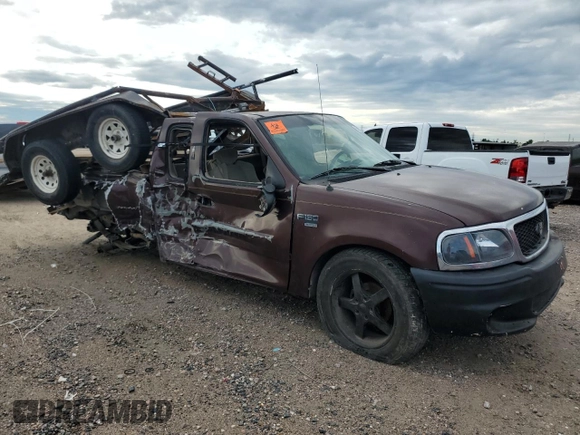 2000 Ford F-150 XL with VIN 1FTRX07W1YKA05317, listed as a Copart auction lot 56207955 with 282,785 mi miles and Salvage title. Bid and sale history available at DreamBid. Image 4.