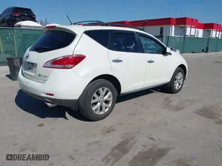 2011 Nissan Murano SV with VIN JN8AZ1MW1BW186845, listed as a IAAI auction lot 41781602 with 200,547 mi miles. Bid and sale history available at carsss.com. Image 4.
