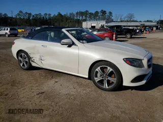 2018 Mercedes-Benz E-Class E 400 with VIN WDD1K6FB6JF039951, listed as a Copart auction lot 41745665 with 57,982 mi miles and Salvage Title. Bid and sale history available at carsss.com. Image 4.