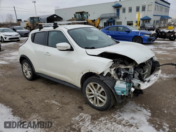 2015 Nissan Juke SV with VIN JN8AF5MR9FT509833, listed as a Copart auction lot 85975134 with 169,304 mi miles and Salvage Title. Bid and sale history available at carsss.com. Image 4.