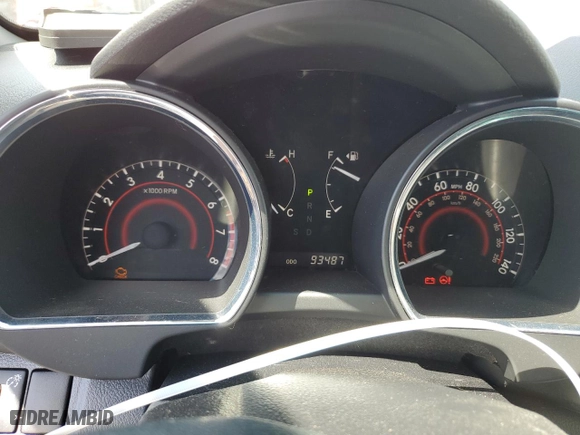 2010 Toyota Highlander Sport with VIN JTEEK3EHXA2152532, listed as a Copart auction lot 54220404 with 93,487 mi miles and Salvage Title. Bid and sale history available at carsss.com. Image 9.
