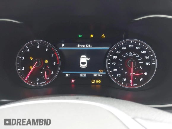 2019 Genesis G70 Advanced with VIN KMTG34LE7KU017931, listed as a IAAI auction lot 41863853 with 34,214 mi miles and . Bid and sale history available at DreamBid. Image 15.