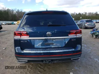 2022 Volkswagen Atlas SEL with VIN 1V2BR2CA7NC551867, listed as a Copart auction lot 88635095 with 45,018 mi miles and Salvage title. Bid and sale history available at DreamBid. Image 6.