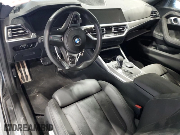 2022 BMW 2 Series 230i with VIN 3MW23CM00N8C60453, listed as a Copart auction lot 73613034 with 38,819 mi miles and Non Repairable. Bid and sale history available at carsss.com. Image 8.