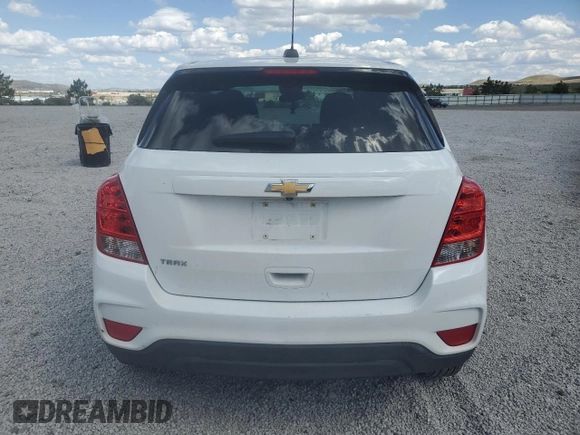 2020 Chevrolet Trax LS with VIN 3GNCJKSB7LL219895, listed as a Copart auction lot 57639035 with 81,063 mi miles and Salvage title. Bid and sale history available at DreamBid. Image 6.