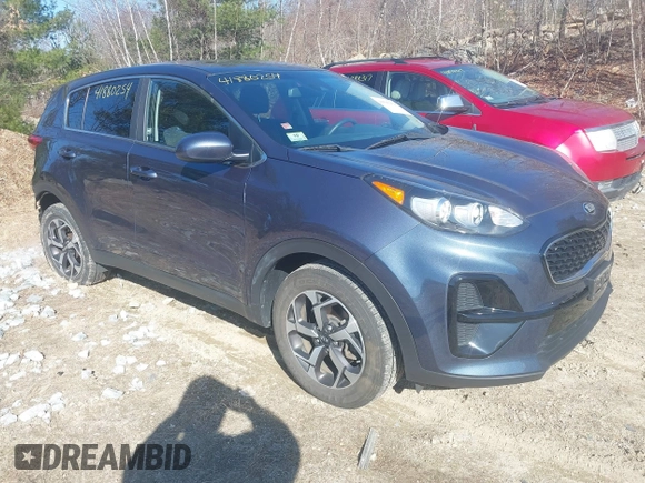 2020 Kia Sportage LX with VIN KNDPM3AC2L7656080, listed as a IAAI auction lot 41880254 with 34,023 mi miles and . Bid and sale history available at DreamBid. Image 1.