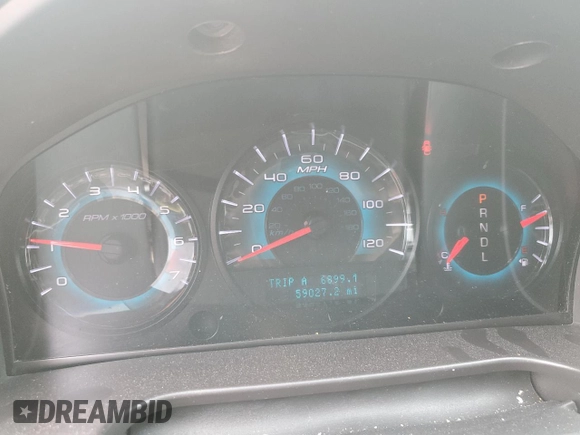 2012 Ford Fusion SE with VIN 3FAHP0HA4CR370258, listed as a Copart auction lot 63806565 with 59,027 mi miles and Clean title. Bid and sale history available at DreamBid. Image 9.
