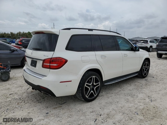 2019 Mercedes-Benz GLS with VIN 4JGDF7DE2KB227773, listed as a Copart auction lot 50599575 with 112,450 mi miles and Clean Title. Bid and sale history available at carsss.com. Image 3.