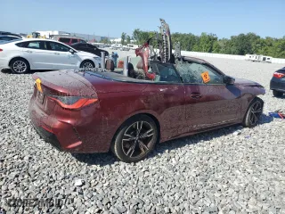 2023 BMW 4 Series M440i xDrive with VIN WBA63AT0XPCL34447, listed as a Copart auction lot 54727885 with 0 mi miles and Clean Title. Bid and sale history available at carsss.com. Image 3.