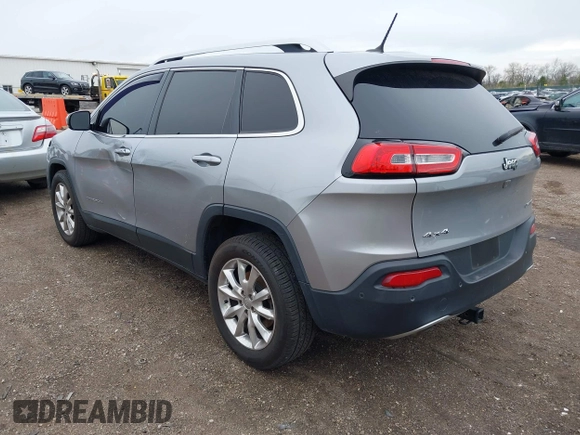 2014 Jeep Cherokee Limited z VIN 1C4PJMDB7EW197154, wystawiony jako IAAI lot #42079118 z przebiegiem 153 300 mil mil oraz . Historia ofert i sprzedaży dostępna na DreamBid. Obrazek 3.